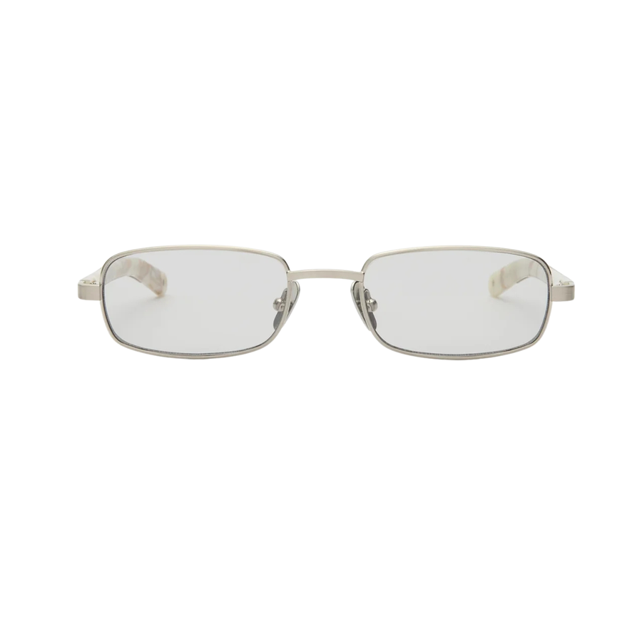 STING - Brushed Silver/Carrara Fantasy/Light Grey Lens