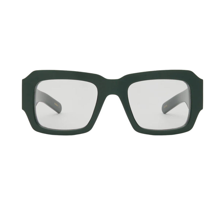 MARFA - Solid Dark Green/Light Grey Lens