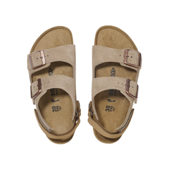 Milano Kids Suede Leather - Taupe