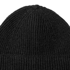 Off-Race Merino Knit Beanie - Black