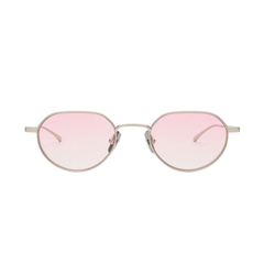 LUCIEN - Brushed Silver / Light Pink Lens
