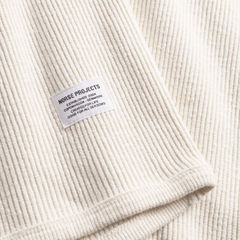 Eske Military Rib LS T-Shirt - Ecru