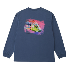 Bass L/S Tee - Navy