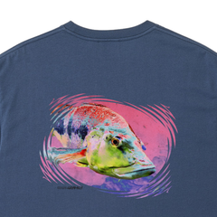 Bass L/S Tee - Navy