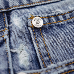 Denim Trousers - Washed Indigo