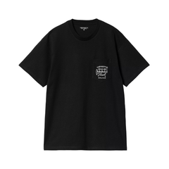 S/S Fragments Pocket T-Shirt - Black/White