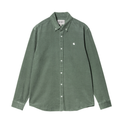 L/S Madison Fine Cord Shirt Park/Wax