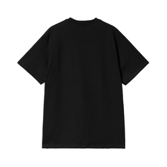 S/S Fragments Pocket T-Shirt - Black/White