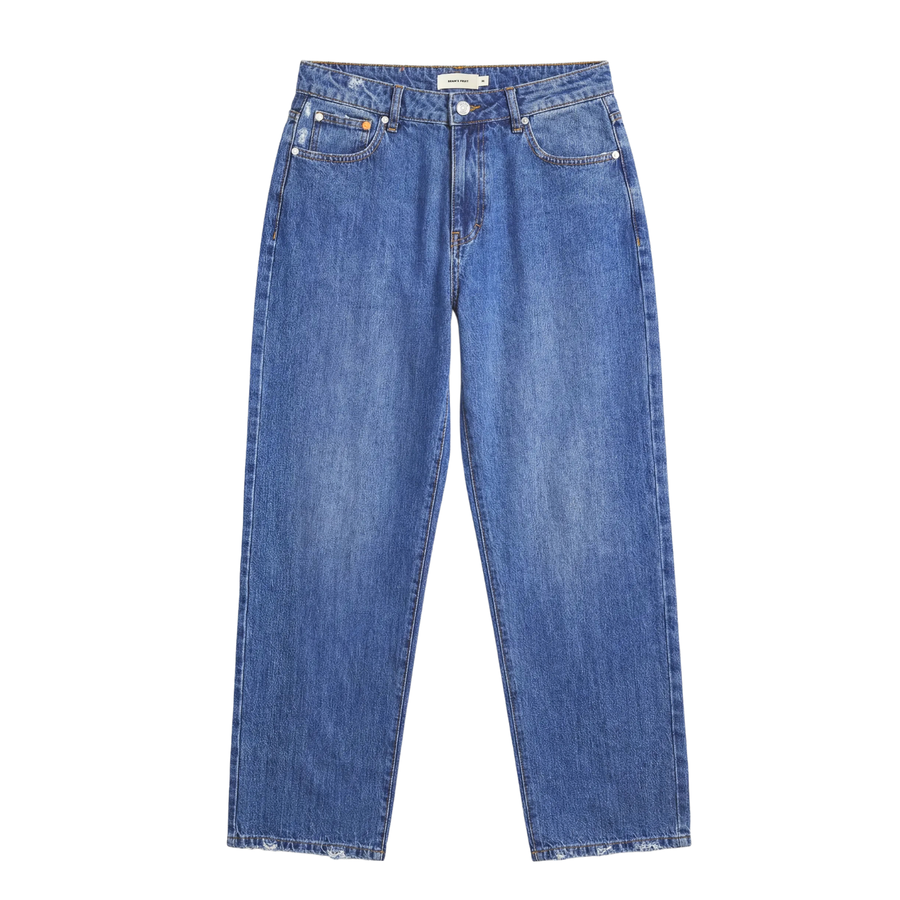 Denim Trousers - Washed Indigo