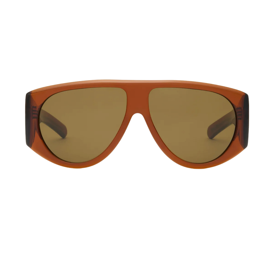 BERLYN - Crystal Brown / Solid Brown Lens