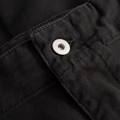 Hengifoss High Waist Heavy Twill Trouser - Black