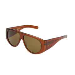 BERLYN - Crystal Brown / Solid Brown Lens
