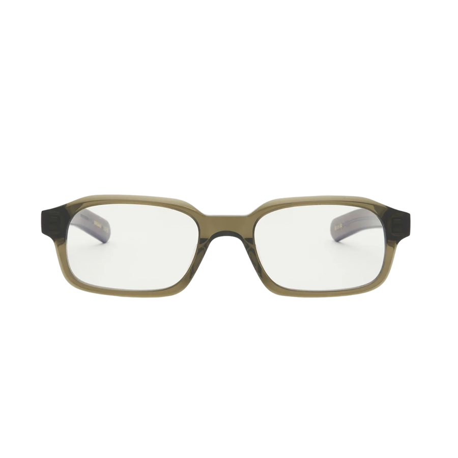HANKY - Solid Dark Green / Clear Lens Blue Light