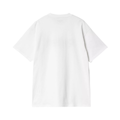 S/S Label Script T-Shirt - White