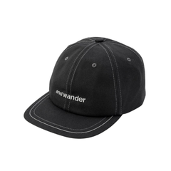 Cotton Twill Cap - Black