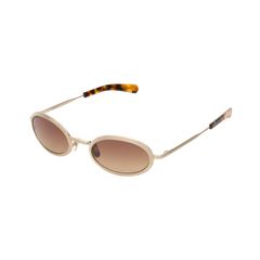 RENO - Brushed Light Gold/Brown Gradient Lens