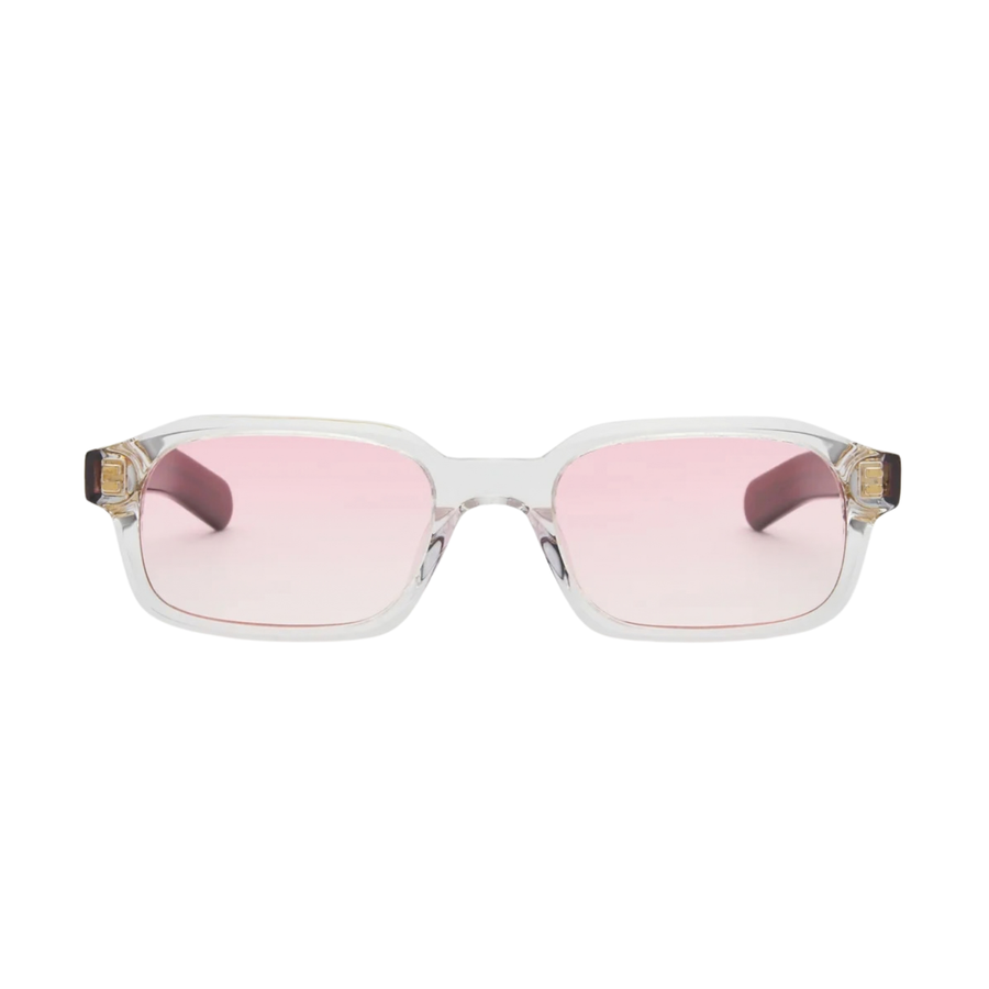 HANKY - Clear Crystal / Crystal Burgundy / Light Pink Lens