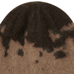 Mohair Splatter Beanie - Taupe Splatter