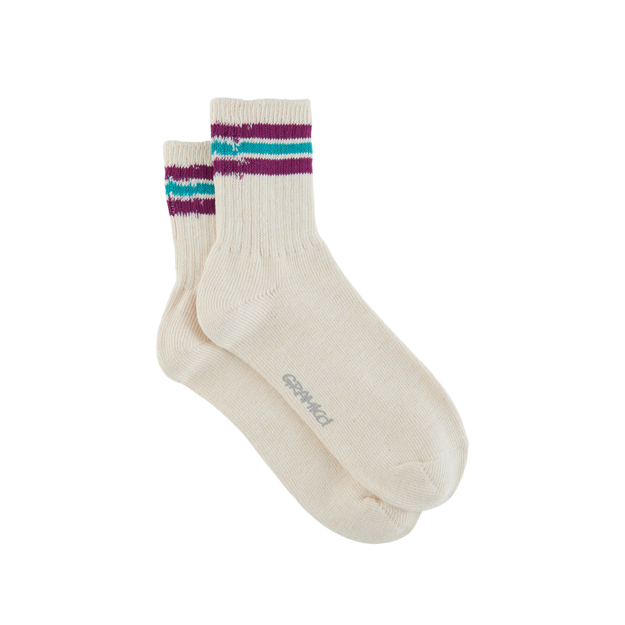 Hemp Blend Dye Socks - Aubergine