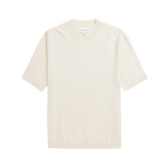 Rhys Cotton Linen T-shirt - Kit White