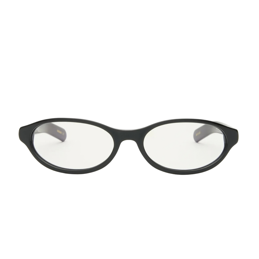 OLYMPIA - Solid Black / Clear Lens Blue Light Lens