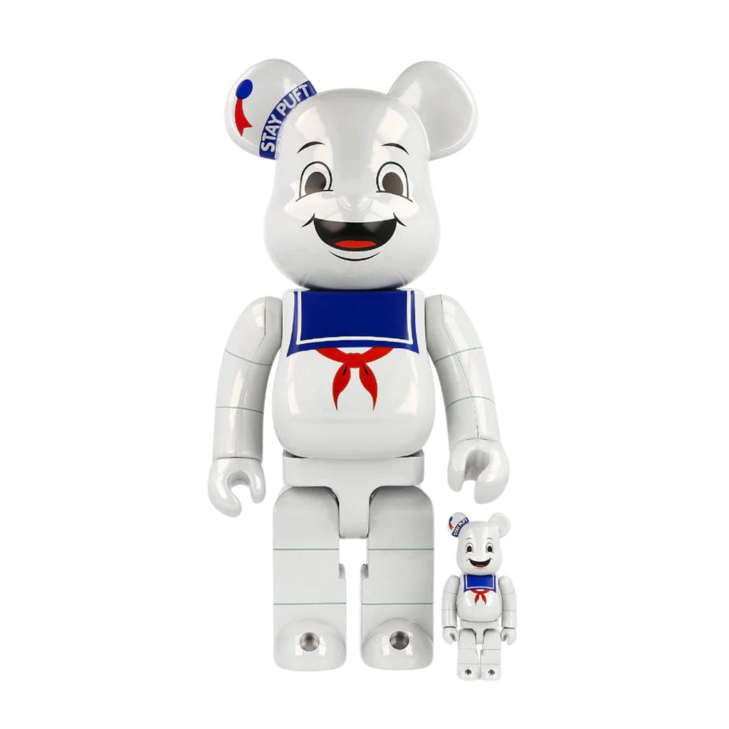 BE@RBRICK MARSHMALLOW MAN ANGRY 400％ a Bearbrick Stay Puft Marshmallow Man Anger Face 400% White - US
