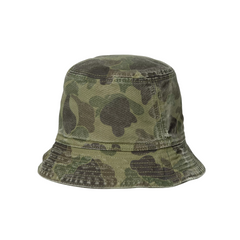 Duck Bucket Hat - Camo Duck, Green/Office Green (Garment Dye)