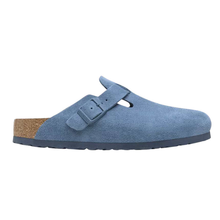 Boston Soft Footbed Suede Leather - Elemental Blue