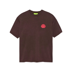 Logo Tee - Walnut/Deep Red