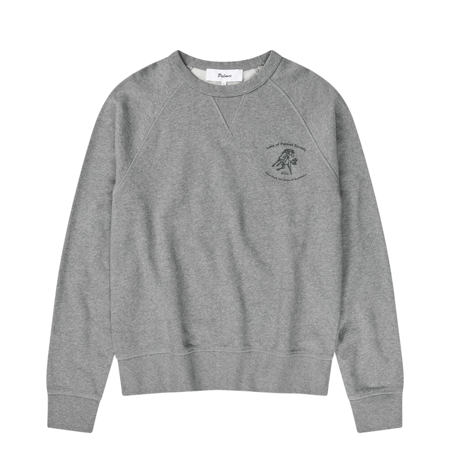 Lake Raglan Crewneck - Grey Melange