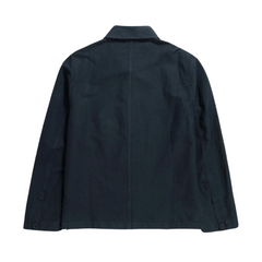 Tyge Cotton Linen Overshirt - Dark Navy