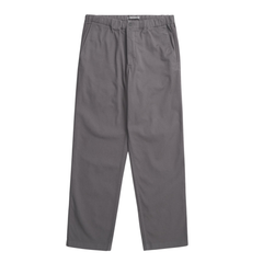 Ezra Relaxed Organic Stretch Twill Trouser - Graphite