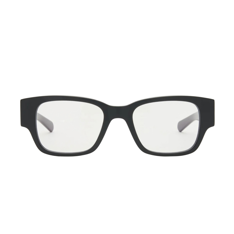 ALEC - Solid Black / Clear Lens Blue Light