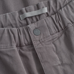 Ezra Relaxed Organic Stretch Twill Trouser - Graphite