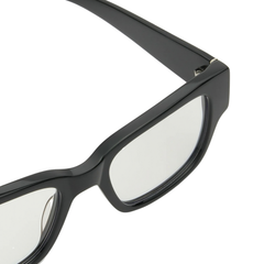 ALEC - Solid Black / Clear Lens Blue Light