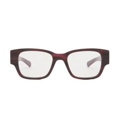 ALEC - Mahogany Horn / Clear Lens Blue Light