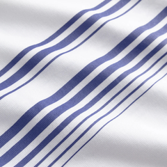Loften Nautical Stripe Print Heavy LS T-Shirt - White