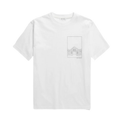 Johannes Organic Kanonbadsvej Print  T-shirt - White