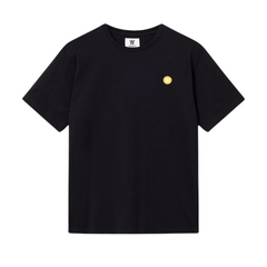 Ace T-Shirt GOTS Black/Yellow logo- Black