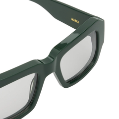 MARFA - Solid Dark Green/Light Grey Lens