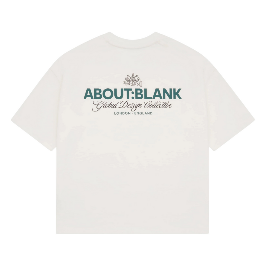 Blazon T-Shirt - Oat/Epsom Green/Black