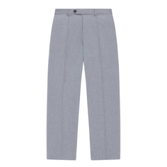 Everyday Pleated Trouser - Light Grey