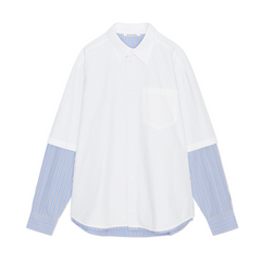 Dom DB Sleeve Shirt - Azure Blue