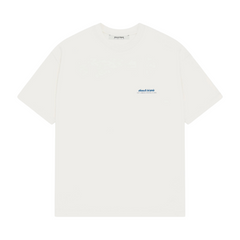 Zev T-shirt - Oat/Estate Blue