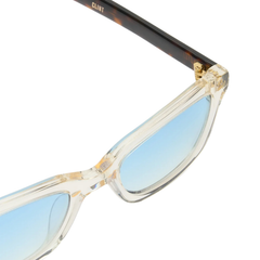 CLINT - Crystal Yellow/Dark Tortoise/Light Blue Lens
