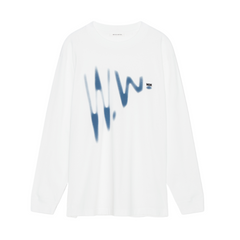 Herc Shadow LS T-shirt - White