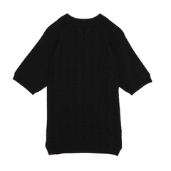 Troy Polo Knit SS - Black