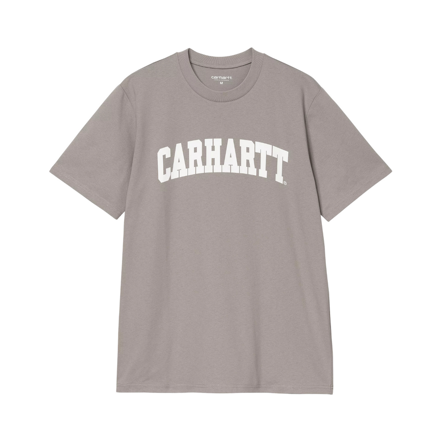 S/S University T-Shirt - Misty Grey/White