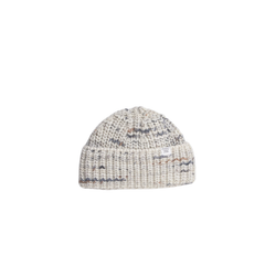 Space Melange Rib Beanie - Light Grey