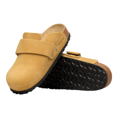 Loma Suede Leather - Cork Brown